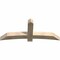 Ekena Millwork Bellingham Rough Sawn Timber Gable Bracket, Douglas Fir, 72"W x 30"H x 6"D x 6"F, 10/12 Pitch GBW072X30X0606BEL00RDF - alternate 5